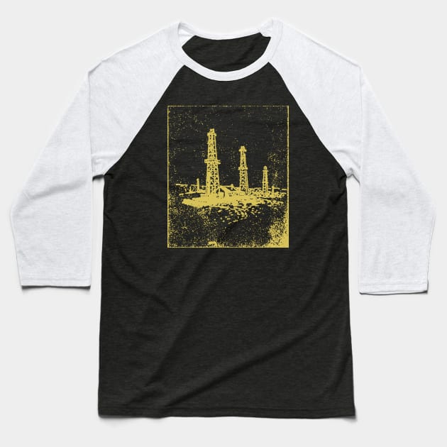 Gimme Oil Baseball T-Shirt by HRNDZ